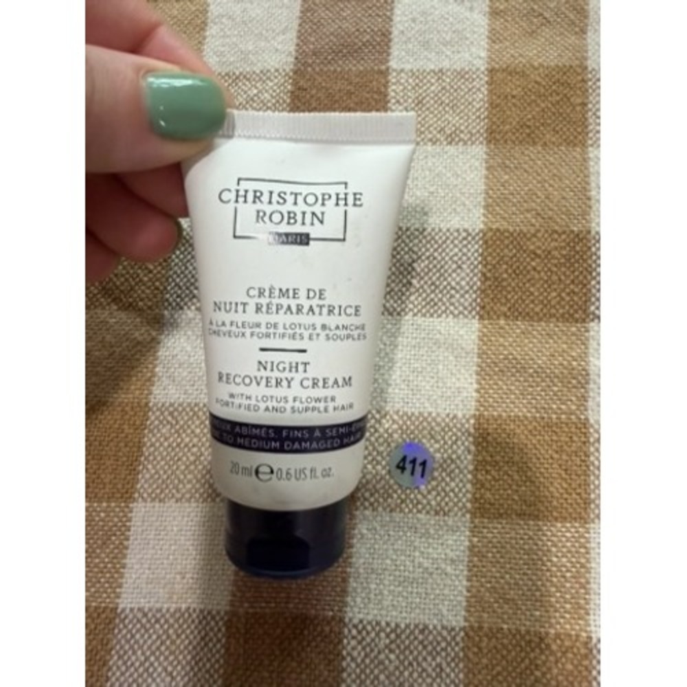 Christophe Robin Night Recovery Cream with Lotus Flower Travel Size